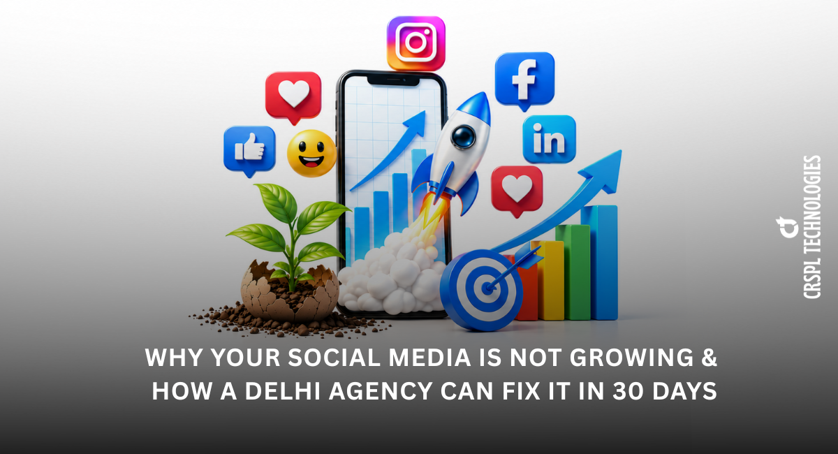 Why Your social media is Not Growing And How a Delhi Agency Can Fix It in 30 Days