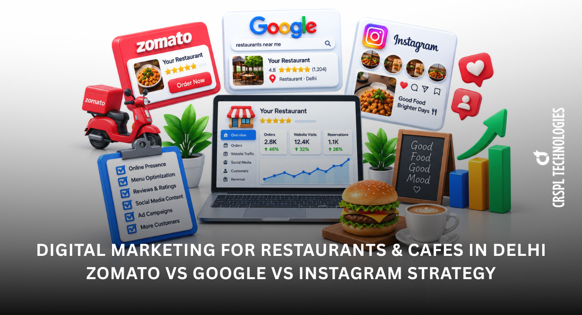 Digital Marketing for Restaurants and Cafes in Delhi