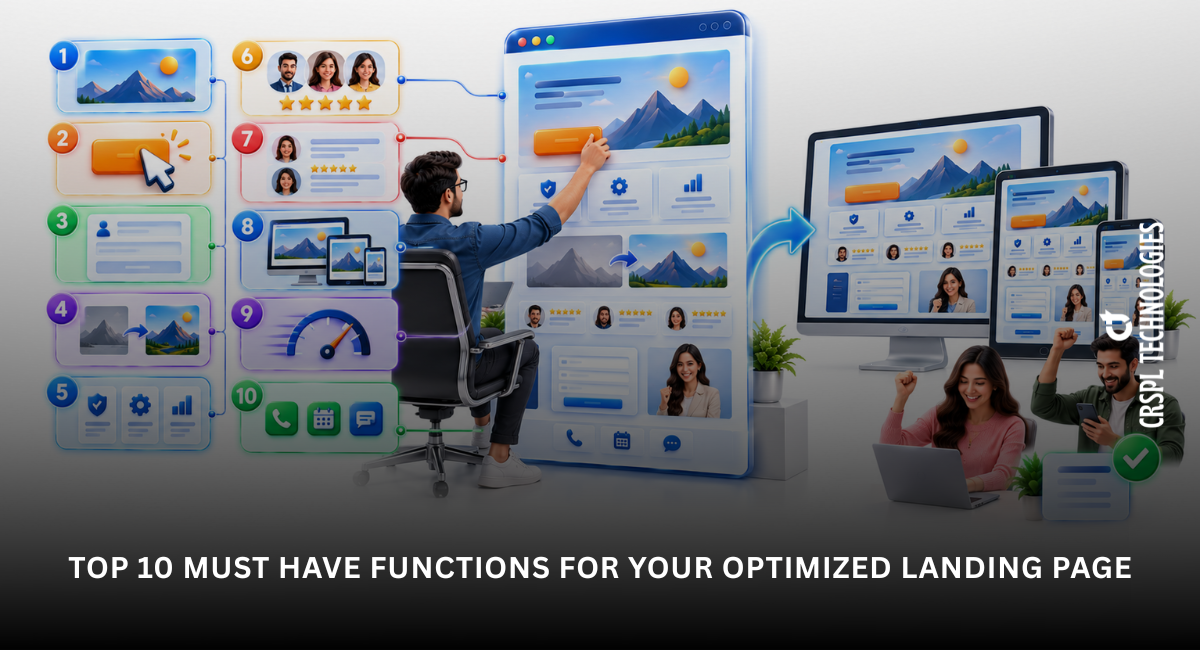 landing page funtions