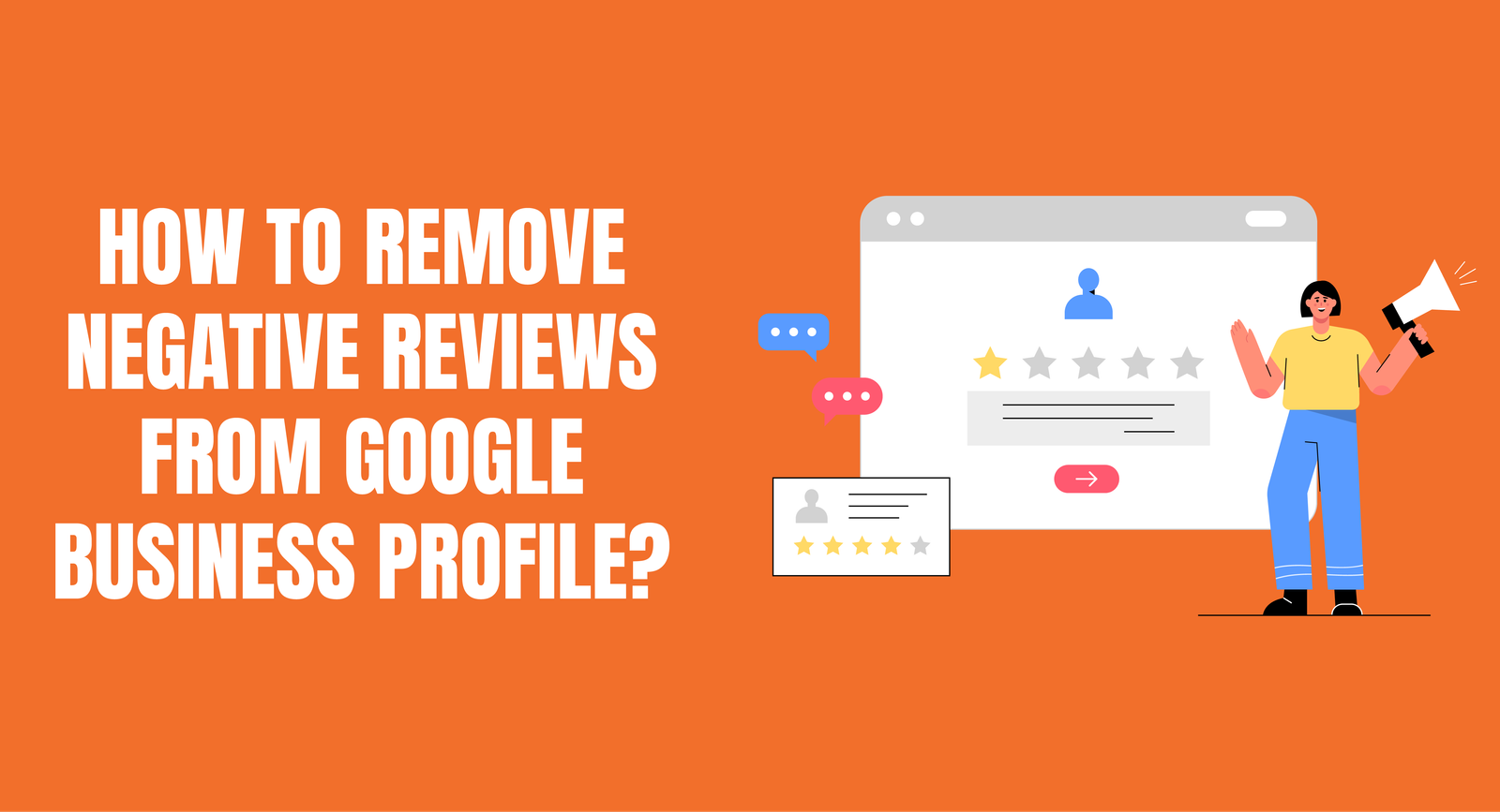 how to remove negative reviews